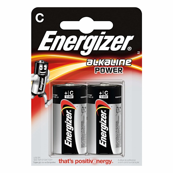 ENERGIZER Batteri C/LR14 Alkaline Power 2-pack