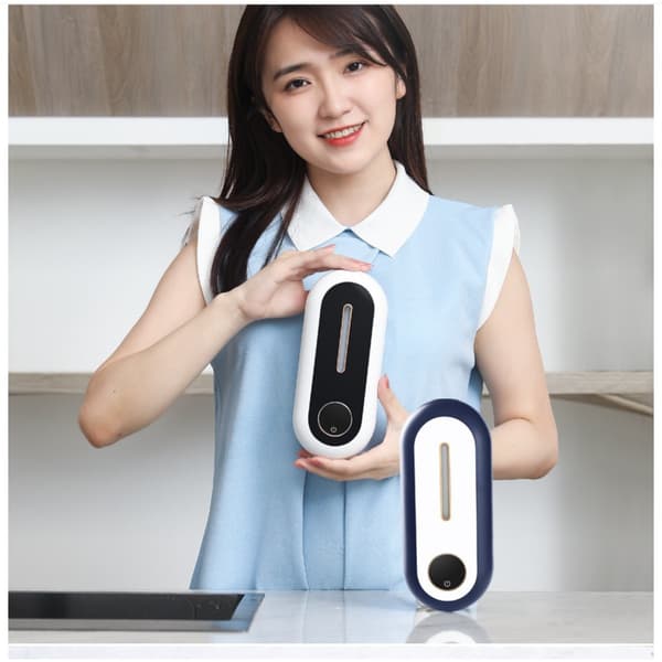 Smart Home Infrarød Sensor Skumsæbedispenser - Berøringsfri, Vægmonteret, USB Genopladelig White White