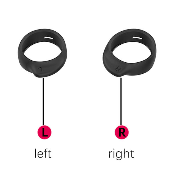 8-pack öronkuddar för Samsung SM-R170 Galaxy Buds Svart