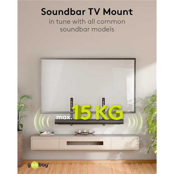 Soundbar-montering til tv-apparater Universal