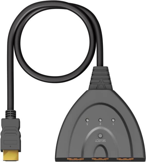 Manuaalinen HDMI™-kytkin 3/1