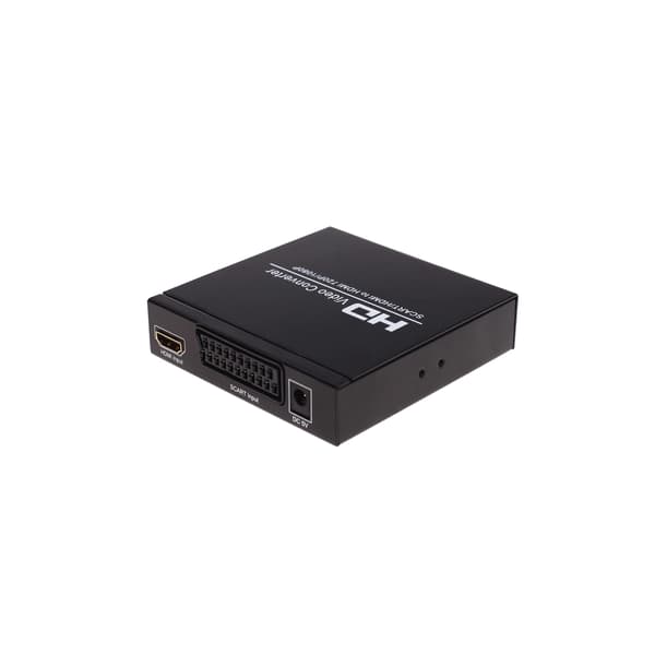SCART+HDMI - HDMI HD Muunnin ja Switch Musta