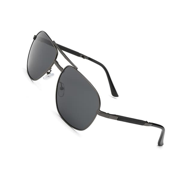 Foldbare polariserede solbriller - A345 stel linse Grey+Black Grey+Black