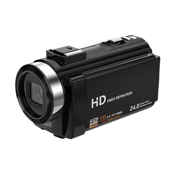 INF Videokamera 1080P / 24MP / 16x zoom ja käännettävä LCD-näytt