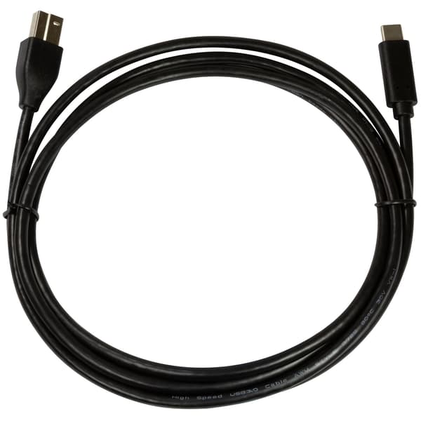 USB-C till USB-B 3.0 Kabel 2m Svart
