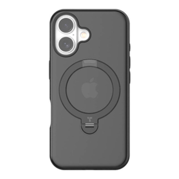 Torras Ostand Spin Case iPhone 16:lle (musta)