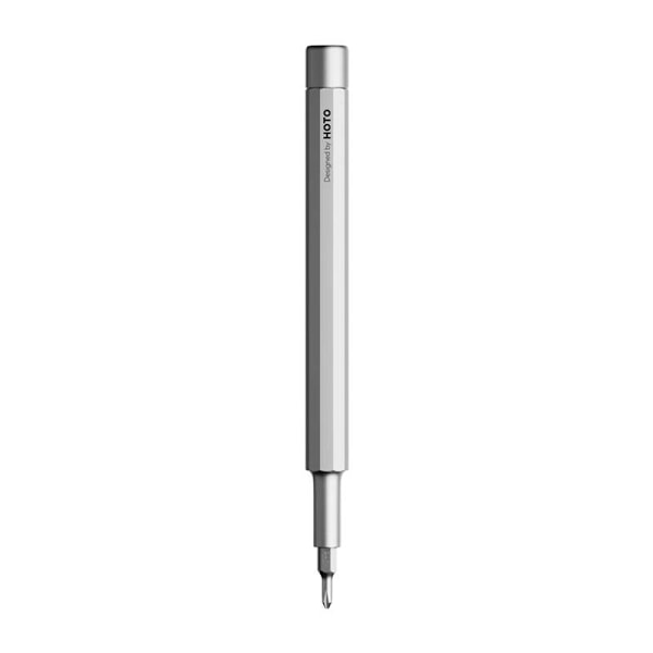 Precisionsskruvmejsel och reservoarpenna 5-i-1 HOTO QWLSD013 (silver)