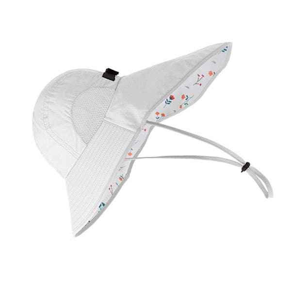 Justerbar Solhatt med Nackskydd - 54-58cm Model 4