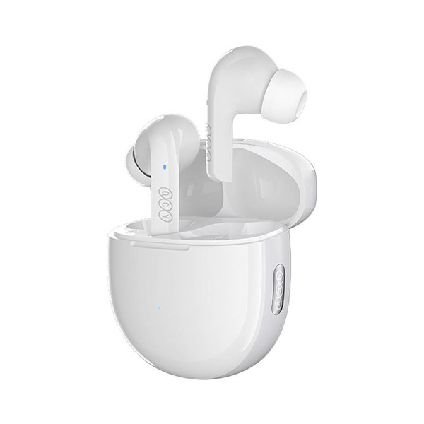 Hörlurar TWS QCY T18 (vita)