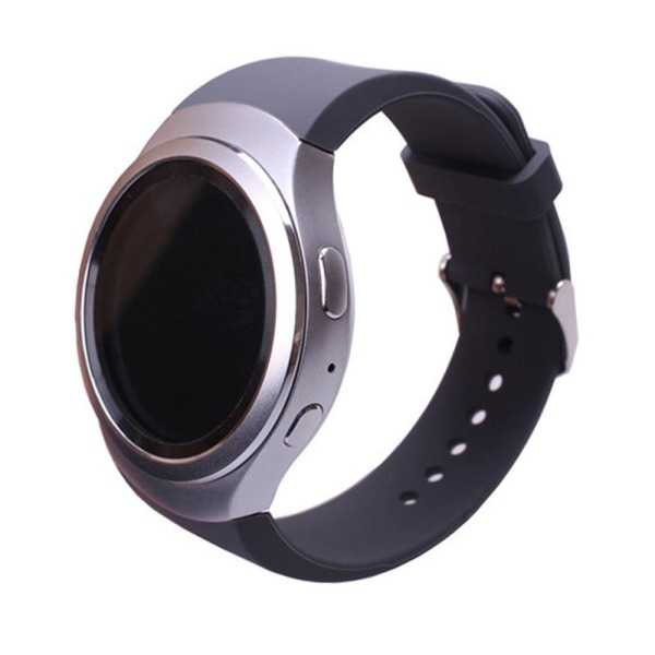 Silikone urrem til Samsung Galaxy Gear S2 SM-R730/SM-R720 Sort