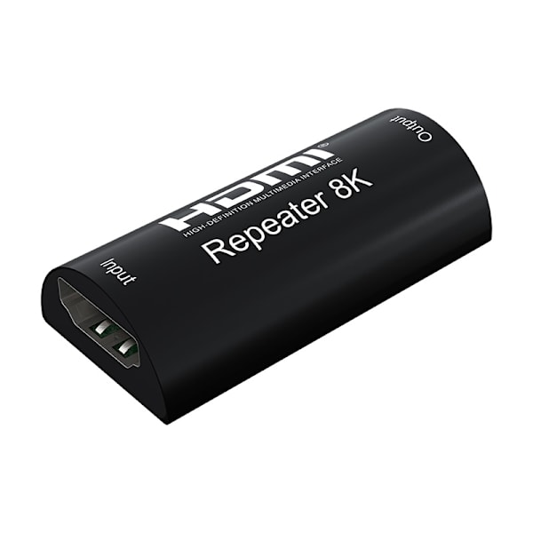 HDMI-forstærker / repeater Black Black