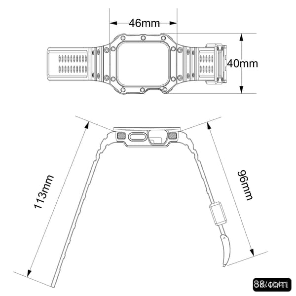 Urrem til Apple Watch White 42/44/45 mm White 42/44/45 mm