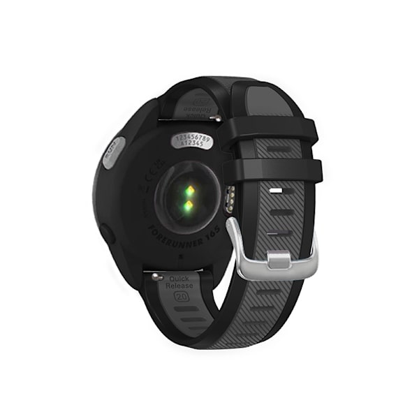 Silikone urrem til Garmin Forerunner-serien Sort