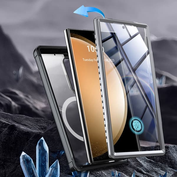 Samsung A55 Magnetiskt Mobilskal Blue Blue