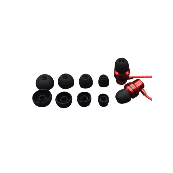 Silikone ørepropper til 4-5,5 mm til Sennheiser træbolle CX 3,00 CX 5,00 Sort