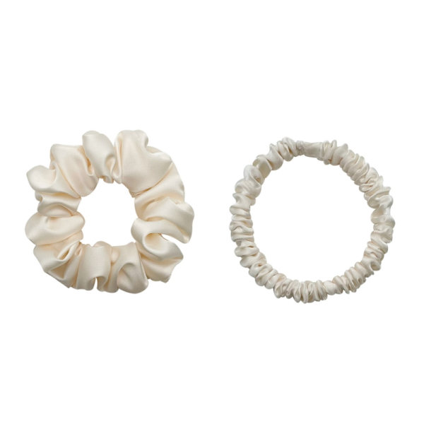 Scrunchies hårbåndsrebsæt Beige