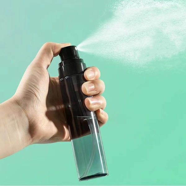 3-delad PETG förtjockad rund sprayflaska set - 30 ml, 60 ml, 100 ml