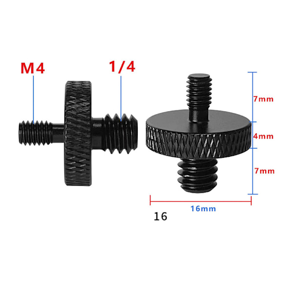 Stativgängadapter 1/4" till M10 - 5-pack M4