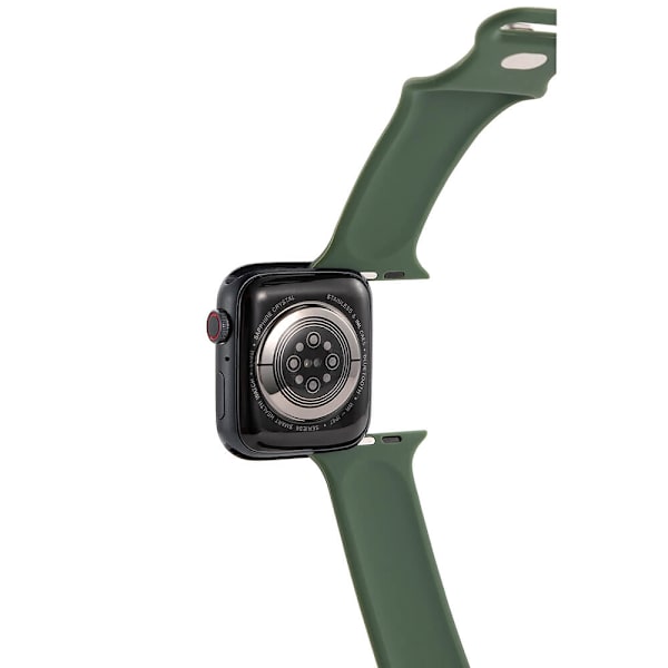 Klockarmband Silikon OLIVGRÖN Apple Watch 38/40/41mm
