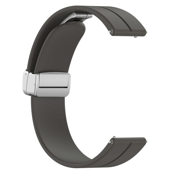 Quick Fit Magnetic Band 22 mm Samsung Galaxy Watch 3 / Huawei Watch / Garmin Venu 2 silikon Grå