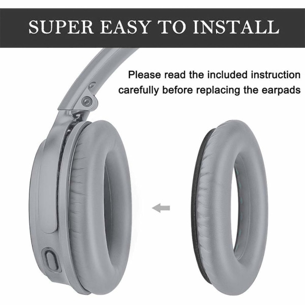 INF Öronkuddar 1 par Bose QC35/Bose SoundTrue Bose QC35/SoundTrue Grå
