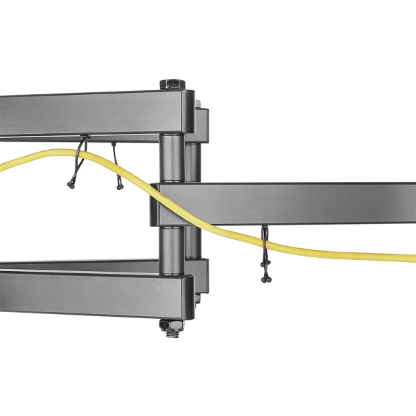 Full motion 3-way wall mount for monitor/tv, 32"-55", tilt