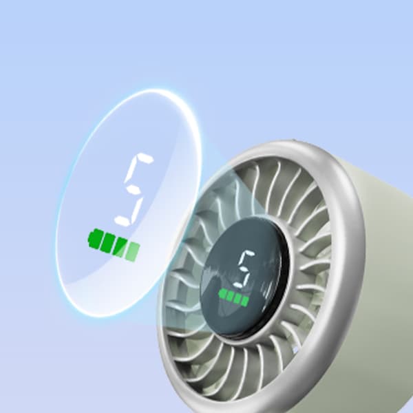 Foldbar Ventilator: Bærbar Køleløsning White White