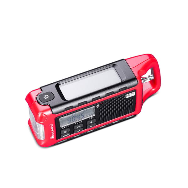 Hätäradio ER200 Punainen Musta