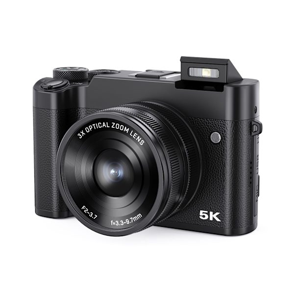 5K digikamera videokamera 64MP 3x zoom