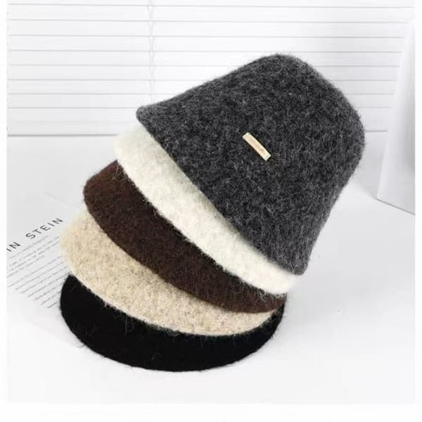 Höst & Vinter Fiskehatt - Mångsidig Bucket Hatt, Andningsbar & Varm Grey Grey