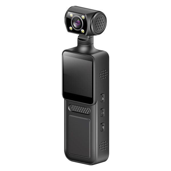 High-Definition Clip-On Body Camera M12 Direkte Optagelse