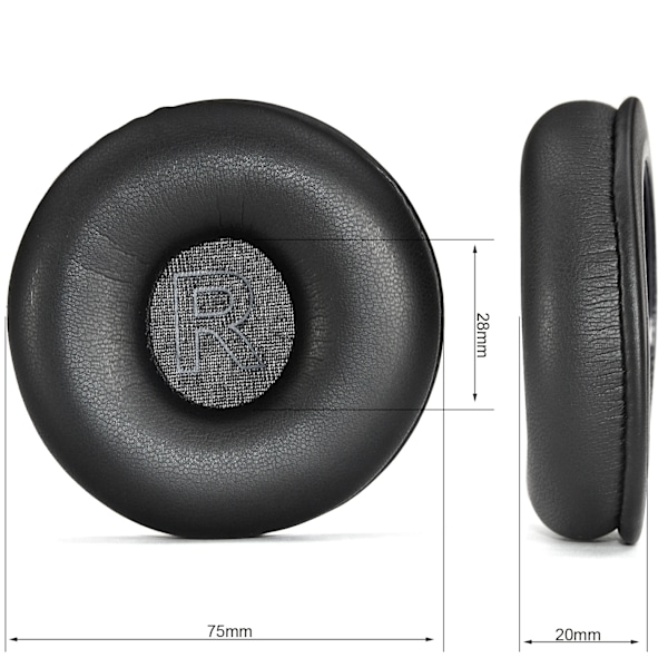 Öronkuddar för Bang & Olufsen Beoplay H8i / H8 hörlurar Svart