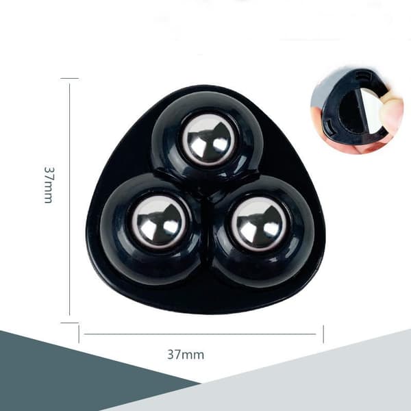 16 kpl itseliimautuvaa pyörää, kantavuus 50 paunaa Black Black