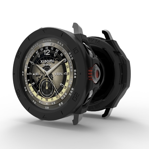 TPU-skyddsfodral för Xiaomi Watch S4 Sport Svart
