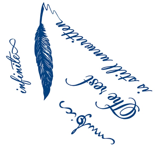 Tatuointitarrat - Nopea ja helppo kiinnitys (2 arkkia) Malli 4