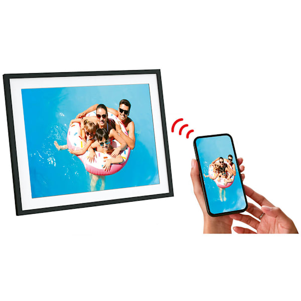 Digital Fotoram 17" WiFi Frameo Svart