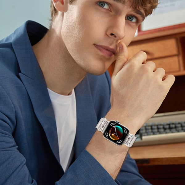 Huawei Watch Fit 3 -ranneke - ruostumattomasta teräksestä valmistettu Milano-ranneke