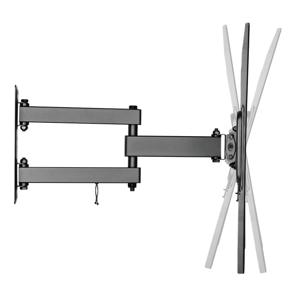 Full motion 3-way wall mount for monitor/tv, 32"-55", tilt