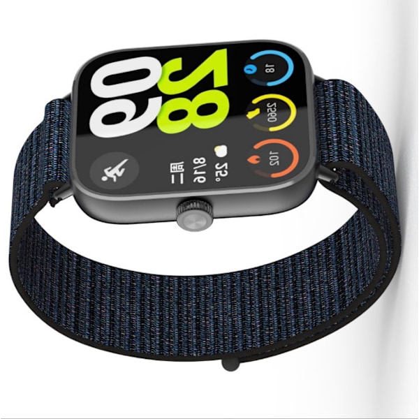 Redmi Watch 5/4 Flettet Nylonrem Sort