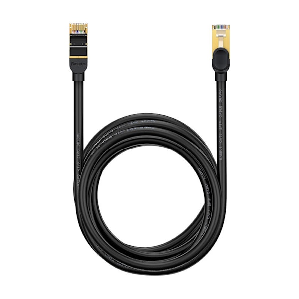 Baseus Ethernet RJ45, 10Gbps, 8m verkkokaapeli (musta)