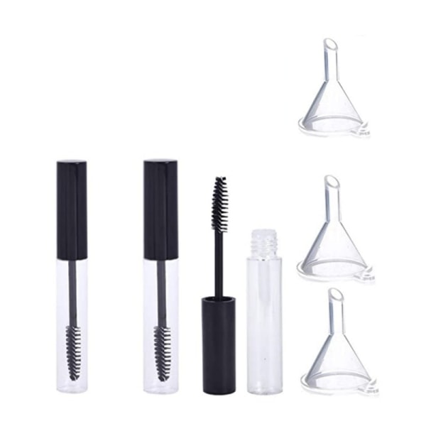 Ripsiväriputki 3 läpinäkyvällä suppilolla 10 ml, 3 kpl