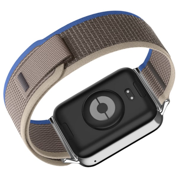 Alpine Loop flettet nylon urrem til Xiaomi 9 Pro/8 Pro Blå + Grå