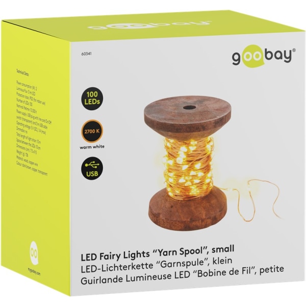 Goobay LED-lampor "Bobin", liten