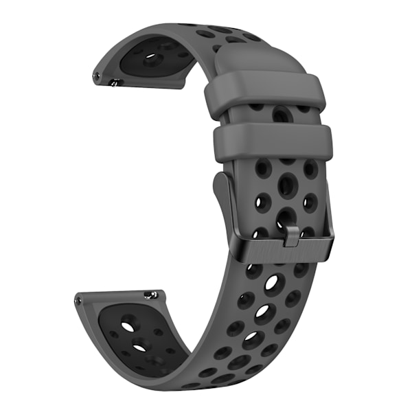 Silikonarmband för Huawei Watch 4/3, GT2, GT3 Pro Mörkgrå S