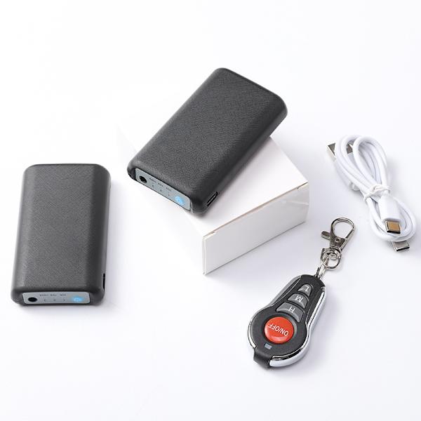 Batteriopvarmede sokker med fjernbetjening 4000 mAh Sort M