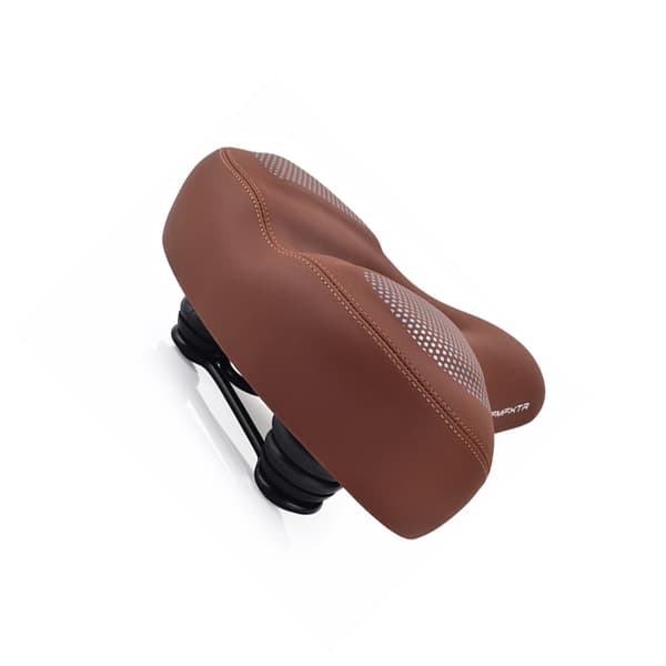 Cykelsadel i Mjukt Skum, Översized Cykelsits Brown Brown