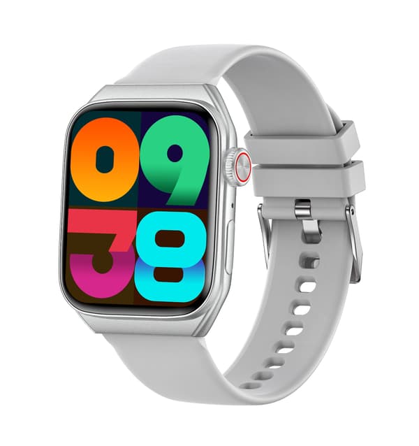 Smartwatch Grå - 1.83" TFT-skärm, IP68 Vattentät, Bluetooth-samtal, Hälsoövervakning och Multi-Sportläge