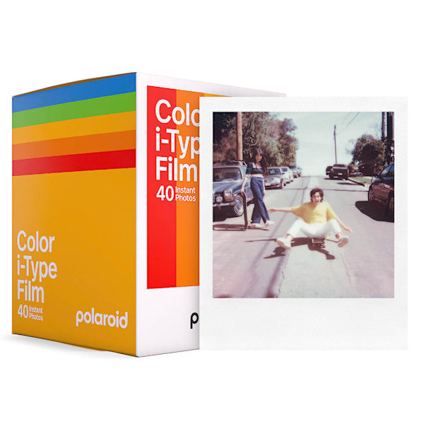 Färgfilm i-Type Vit Ram 5pack