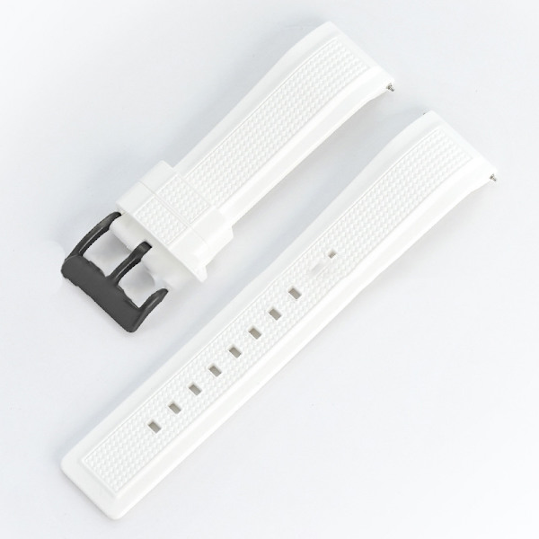 Klockarmband i Silikon för Huawei GT5/GT4/Watch4 Vit+svart 20 mm