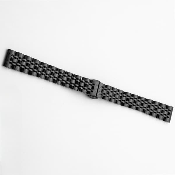 Urrem i rustfrit stål til Garmin Lily 2 - 14 mm Butterfly-spænde Black Black